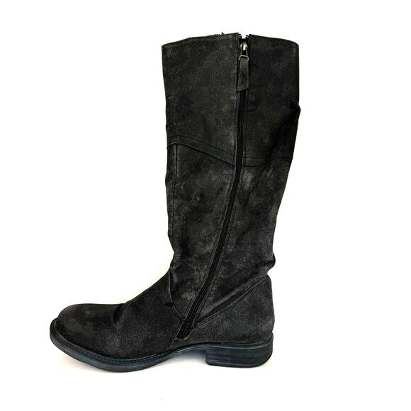 ESPRIT | Gray Knee High Faux Leather Buckle "Rory" Boots | Women's 9M - Picture 5 of 12